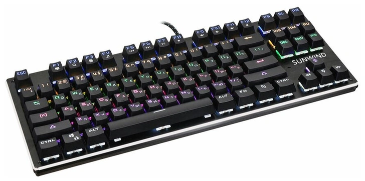 Механическая игровая клавиатура с RGB-подсветкой, SunWind