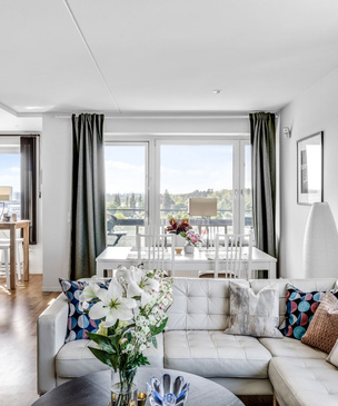 Квартира 84 м² в светлых тонах в Стокгольме