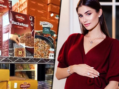 Из-за всеобщей паники в США беременная Анастасия Шубская приехала в русский магазин закупать гречку