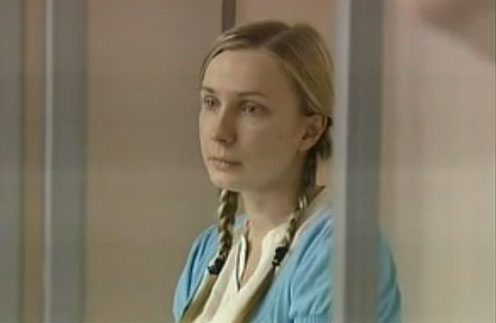 Анастасия Дашко в зале суда