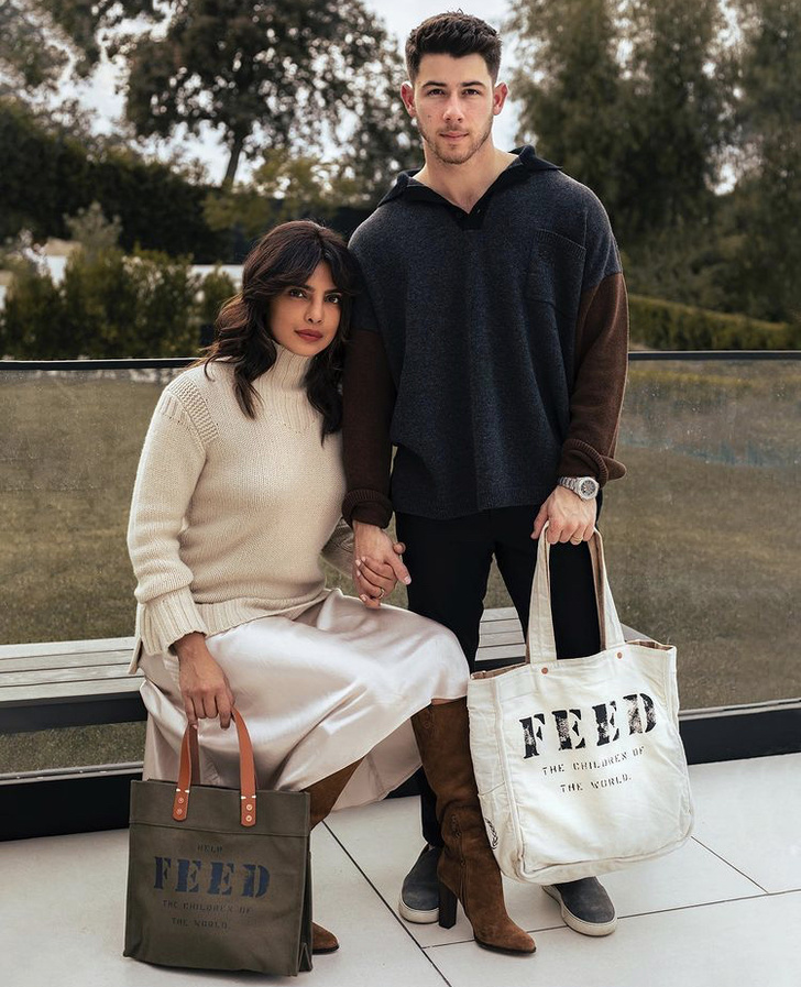 Везде вместе: Приянка Чопра и Ник Джонас участвуют в кампании Feed