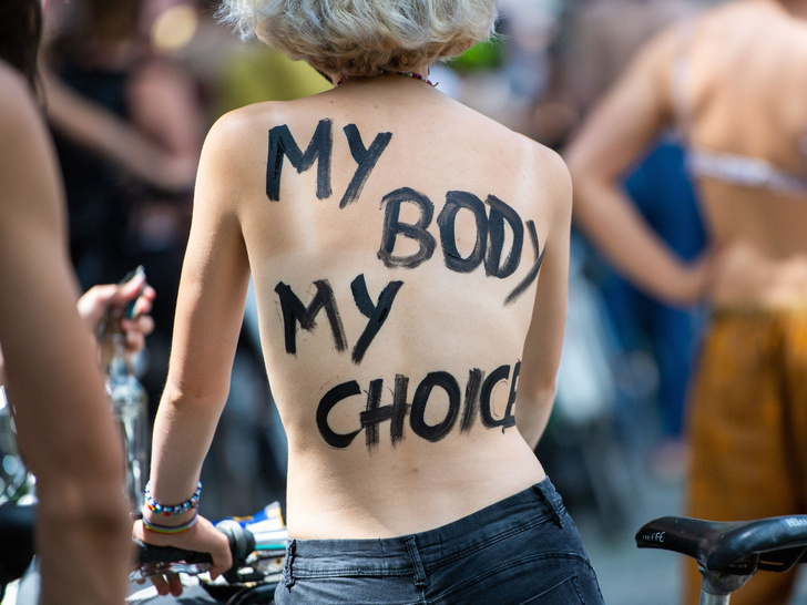 Берлин, Протесты, Голые, Свобода, Мое тело — мой выбор