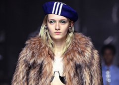 Gucci и Adidas представили совместную коллекцию на Неделе моды в Милане