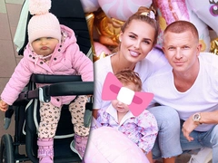 Ханна впервые показала лицо годовалой дочери