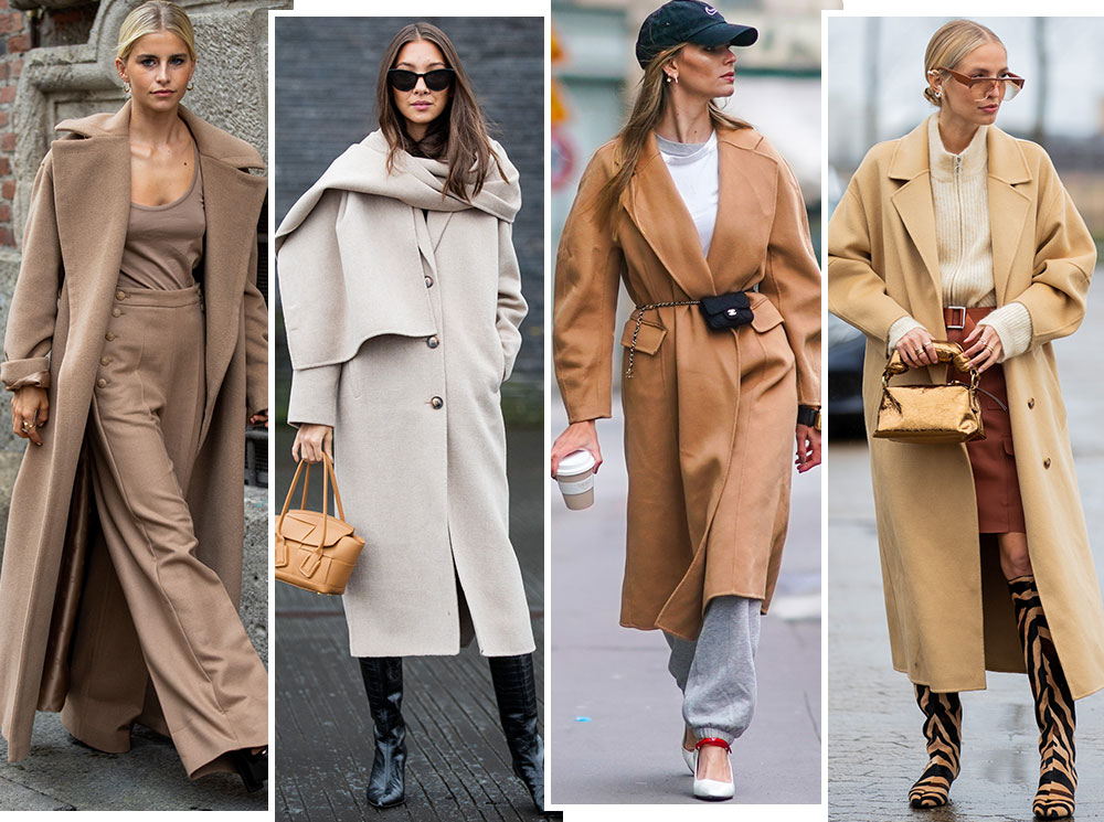 С чем носить бежевое пальто: модные идеи на любой случай | marieclaire.ru