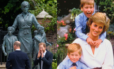 Руки в карманах, смех на камеру: как Гарри вел себя на открытии памятника матери