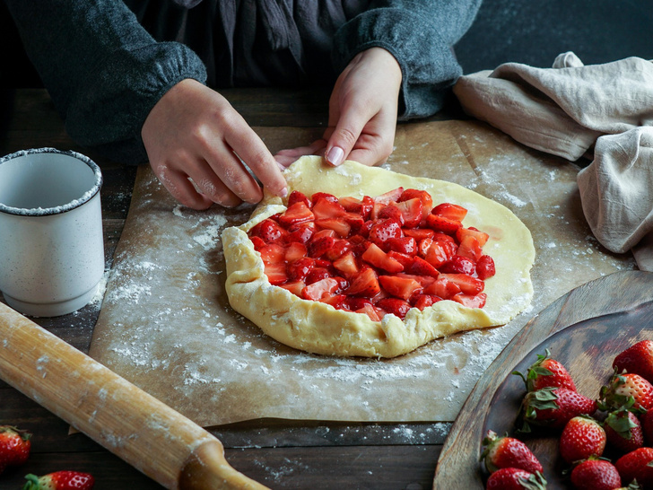 Пирог с клубникой (более рецептов с фото) - рецепты с фотографиями на Поварёmalino-v.ru