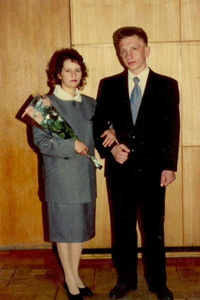 Алексей с женой Еленой