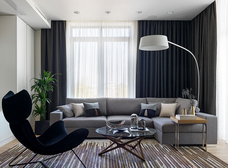 Диван, Estetica. Кресло, BoConcept. | Источник: Сергей Красюк. Стиль: Татьяна Гедике