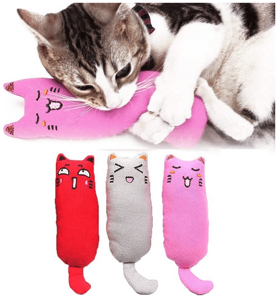 Набор из трех игрушек для кошки с кошачьей мятой Petsy