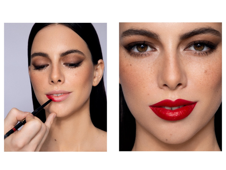 Как сделать идеальный макияж с красной помадой? Комментарии от национального визажиста YSL Beauty в России