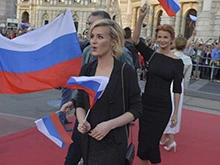 Полина Гагарина и другие звезды на открытии «Евровидения»