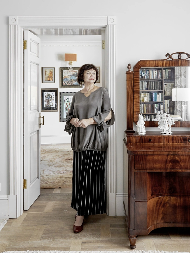 Татьяна Николаевна Рогова, основатель и идейный вдохновитель школы-студии «Детали», у себя дома. | mcmaison.ru