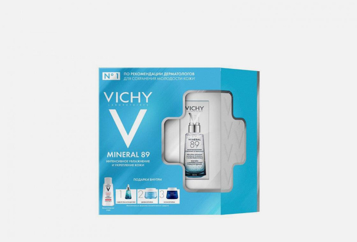 Набор кремов, мицелярной воды и сыворотки-концетрата VICHY Mineral 89 