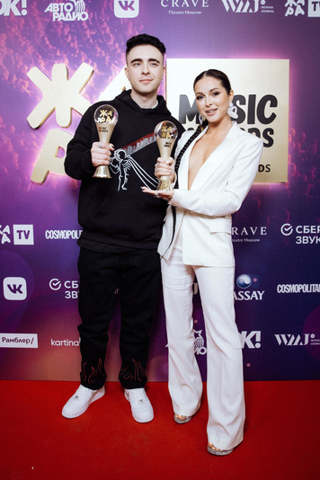 Егор Крид и Нюша на премии «Жара Music Awards-2021»