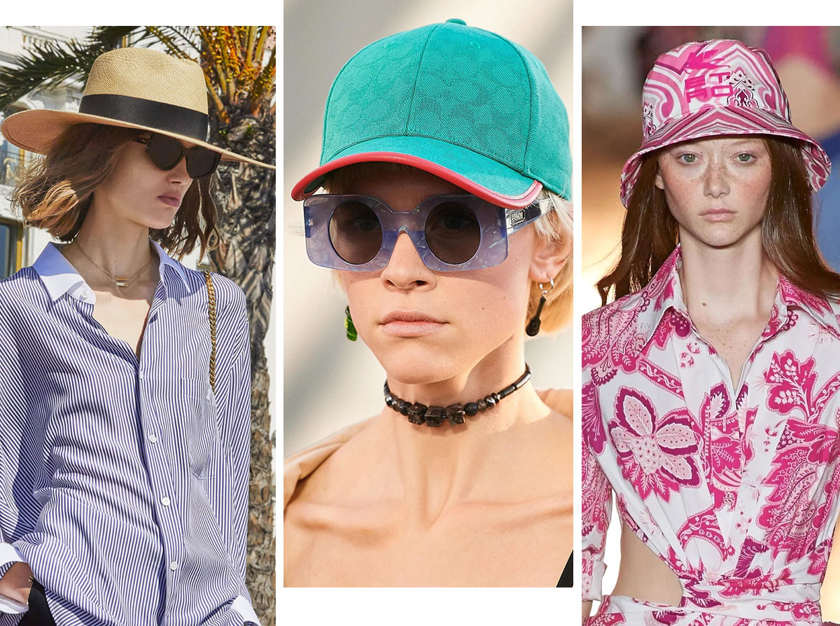 Самые модные головные уборы весны и лета 2023: шляпы, шапки, косынки