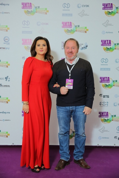 Владимир Стеклов с директором кинофестиваля