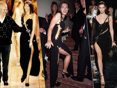 Острые предметы: как 24 булавки на платье Versace завоевали весь мир