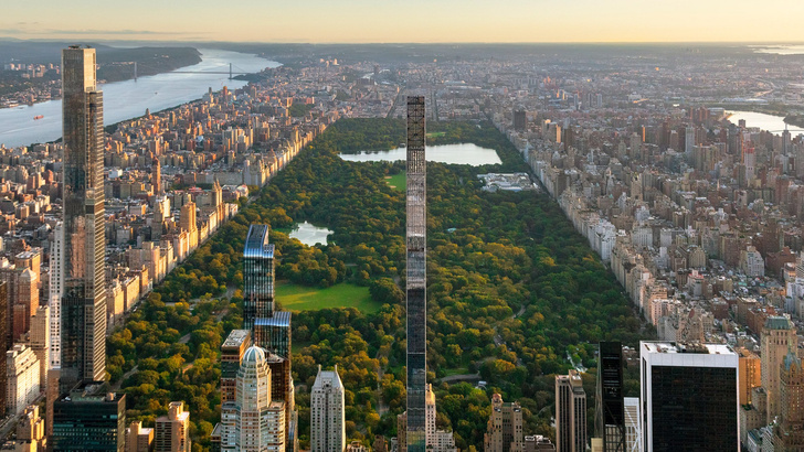 В Нью-Йорке достроили самый тонкий небоскреб в мире
