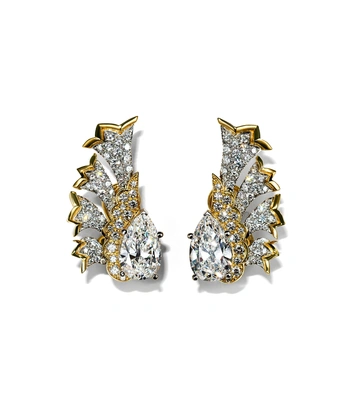 Серьги Ribbon Fan