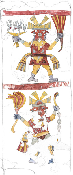 Посмотрите на древний комикс из Перу: загадочные двуликие мужчины поставили в тупик археологов