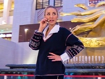 Татьяна Навка дала бесплатный урок фигурного катания