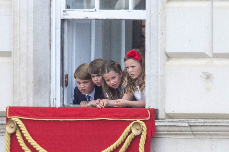 Принцы Джордж и Луи и принцесса Шарлотта