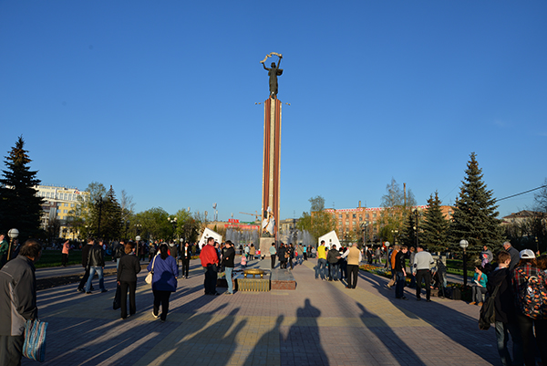 Площадь победы в калуге фото