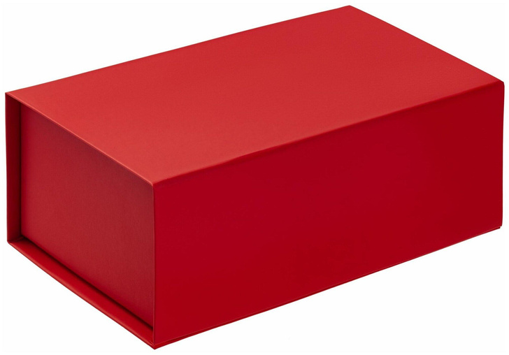 Коробка-шкатулка подарочная Красная 23,2х14,5х9,7 см, внутренний размер 22х14х9 см