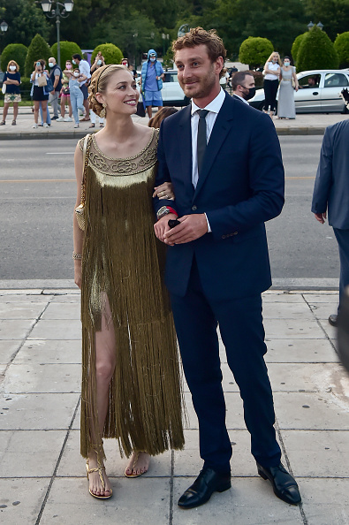 Самое красивое платье и муж: принцесса Монако в золотой бахроме