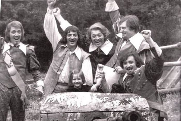 Фото со съемок мини-сериала «Д`Артаньян и три мушкетера». Режиссер Георгий Юнгвальд-Хилькевич, 1979 год