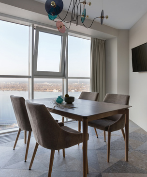 Квартира в Перми 120 м² с панорамным видом на Каму