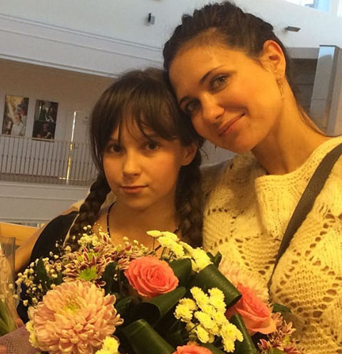 Екатерина Климова с дочкой Лизой