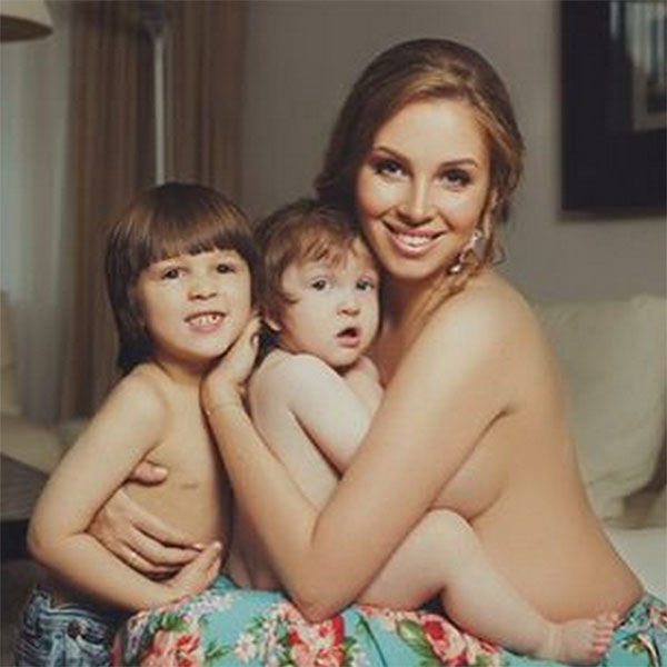 Полина Диброва продолжает доказывать, что, родив троих детей, женщина может и должна оставаться привлекательной.