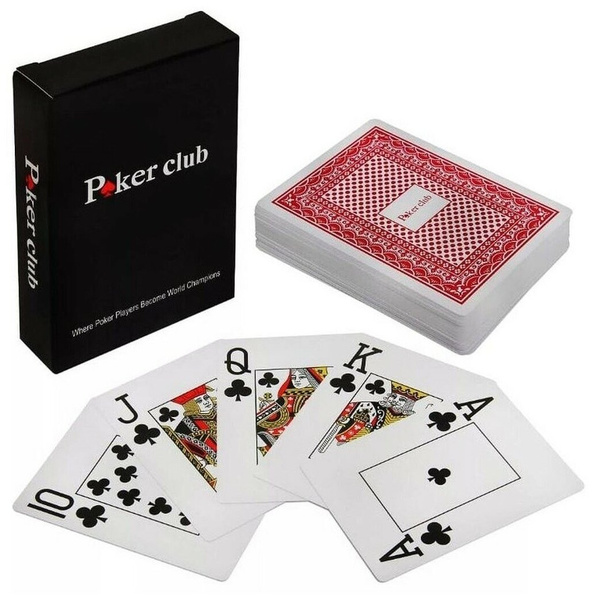 Пластиковые игральные карты Poker Club