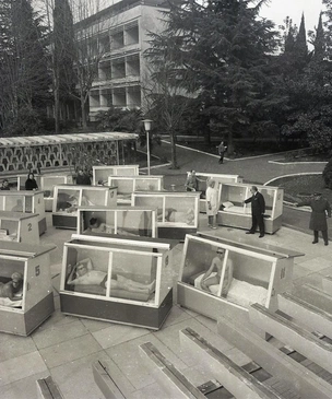 История одной фотографии: зимний загар в Сочи, 1982