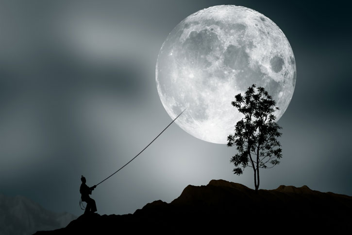 Ночь, луна