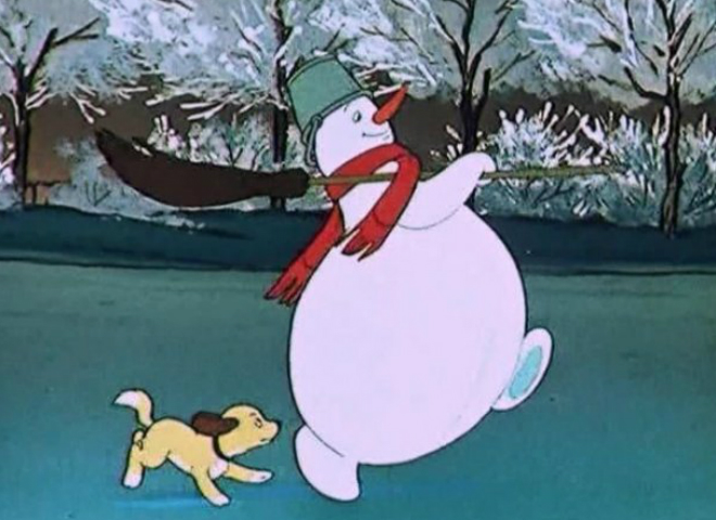 "Снеговик-почтовик" мультфильм 1955 фото