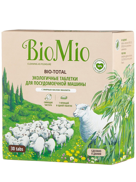 Таблетки для посудомоечной машины Bio-total, BioMio
