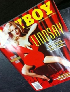 Линдсей Лохан снялась для обложки Playboy