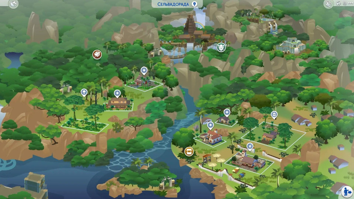 Гид по мирам в The Sims 4