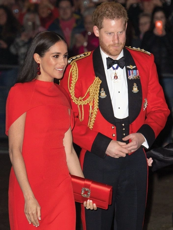 Меган и Гарри на музыкальном фестивале в Королевском Альберт-Холле, 7 марта 2020