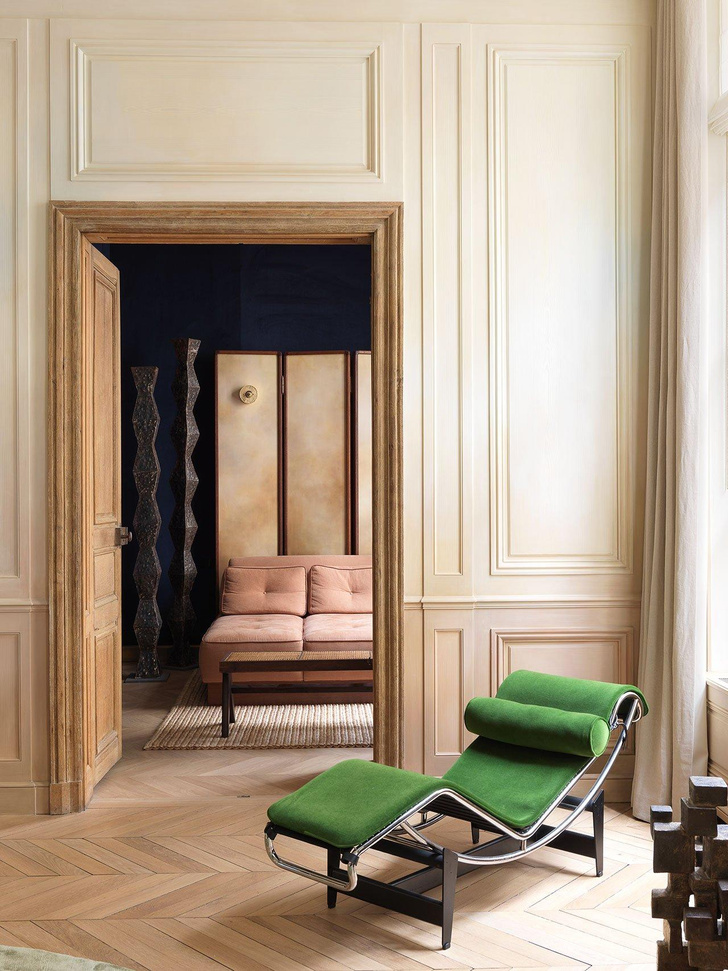 Мрамор и шик: элегантная квартира в центре Парижа