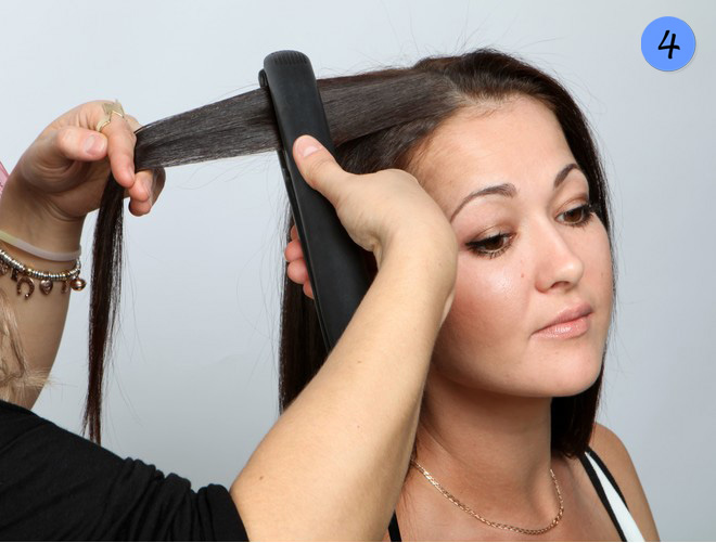 выпрямление волос в домашних условиях