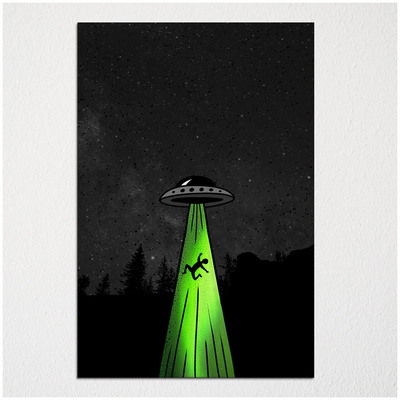 Картина на холсте "НЛО"