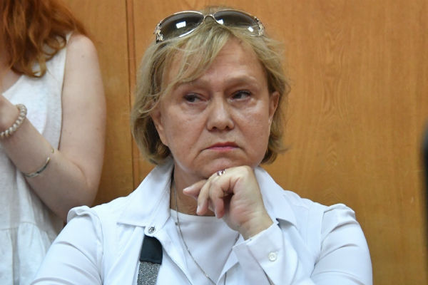 Елена Забралова на суде по делу Степаненко