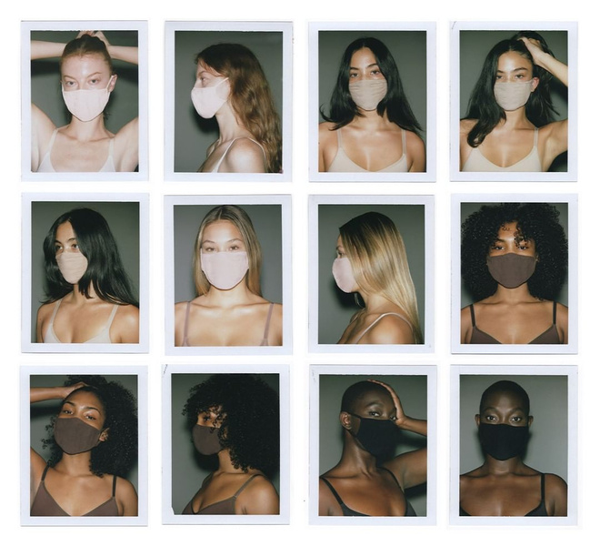 Ким Кардашьян выпустила коллекцию защитных масок