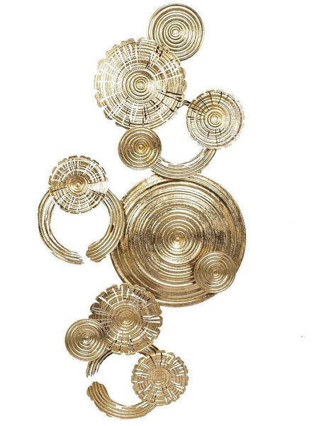 Декоративное панно «Золотые круги», Garda Decor
