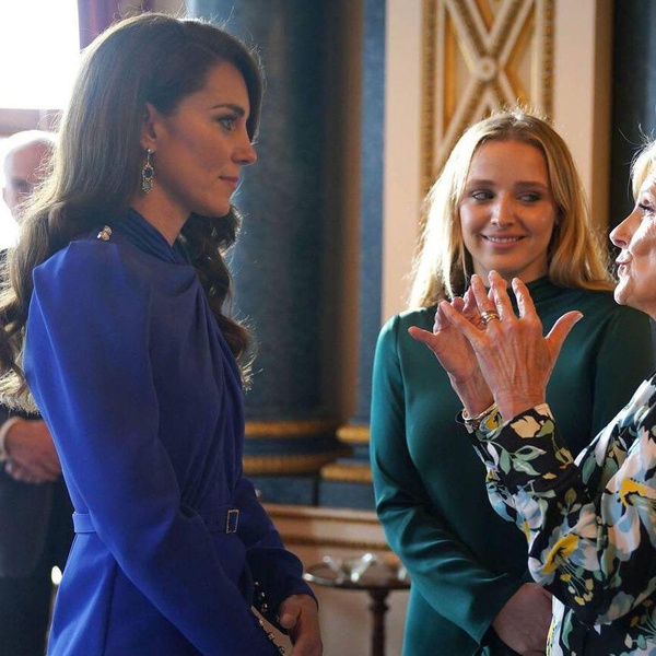В сережках королевы-матери и в любимых туфлях Меган Маркл: Кейт Миддлтон встречает гостей на приеме в честь коронации Карла III