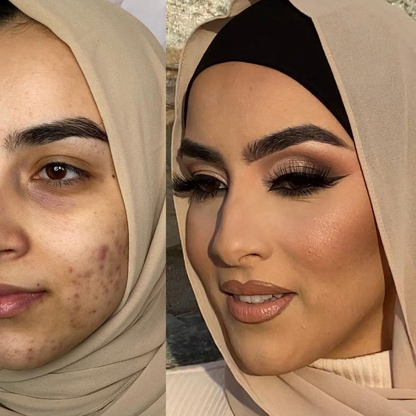Фото арабских невест до и после